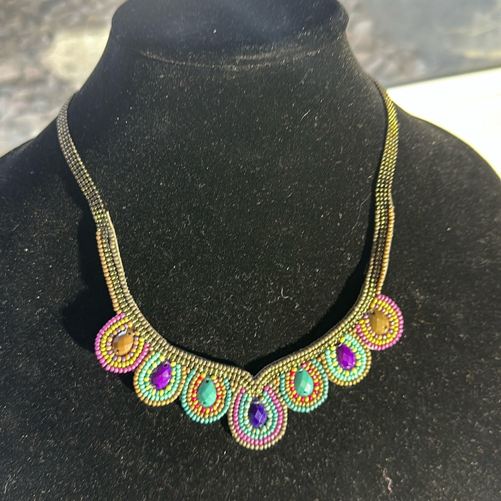 Beautiful multi-color beaded Necklace